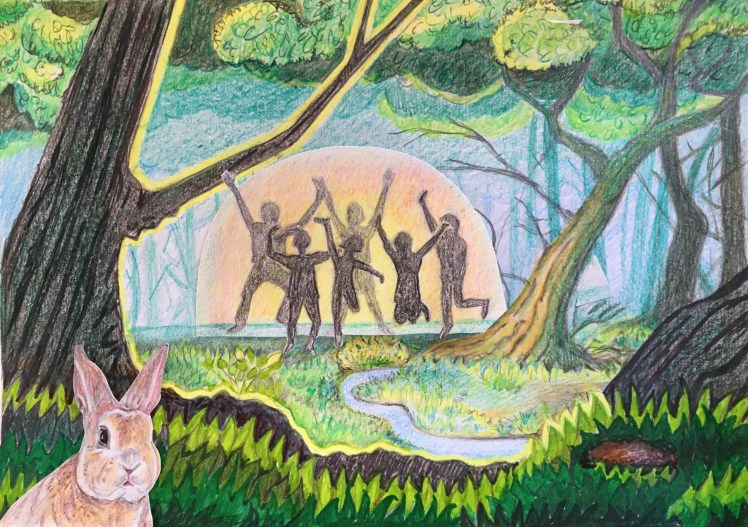 Natuurlijk door de Overgang… Down and up the rabbit hole